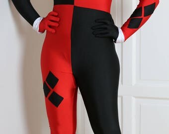 Classic Harley Quinn Cosplay Costume Suit