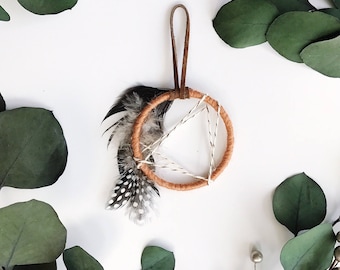 Boho Dorm Room Decor - Small Dream Catcher Home Decor - Back to School Gift - Small Dreamcatcher - Dorm Room Decor under 20 - Modern Boho