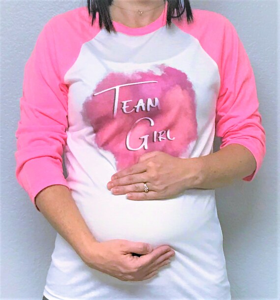 Baseball Gender Reveal shirts Pregnancy announcement Shirt