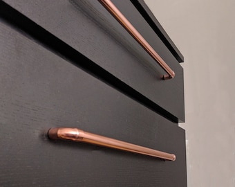 Copper Handle Drawer Pull Knobs Pulls Cabinet Hardware Kitchen Cupboard Rose Gold Cabinet Pull Drawer Handles Knobs and Pulls Furniture