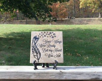 Pet Memorial, pet sympathy gift, Dog Memorial Cat Memory, Wings Were Ready Quote, Pet Memorial Decor, Animal Lover Quote Pet Memory Quote