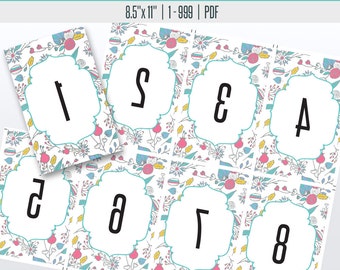 reverse numbers clip art cliparts