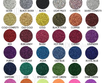 Siser Glitter Heat Transfer Vinyl Sheets, REAL glitter and Tons of sparkle, no flaking 12x20 sheet