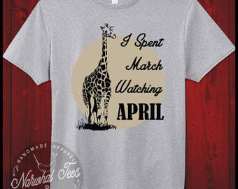 april the giraffe shirt