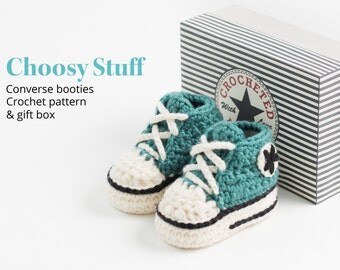 Baby High Top Booties Crochet Pattern