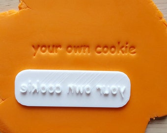 Personalized Cookie Stamp / Soap stamp with name or words imprint / Party Favor Birthday / Wedding favor