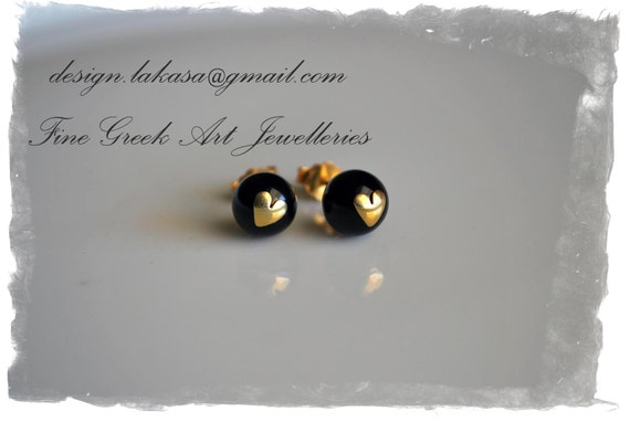 Heart Pearls Stud Earrings Sterling Silver Gold plated Jewelry Lakasa Woman Gift anniversary birthday fashion moda romantic style girlfriend