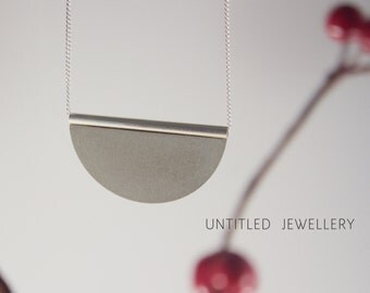 Untitled - Concrete & Sterling Silver Necklace