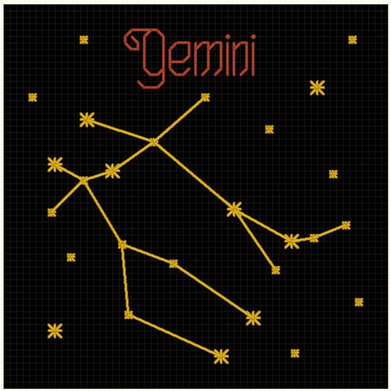 gemini star chart gemini star chart
