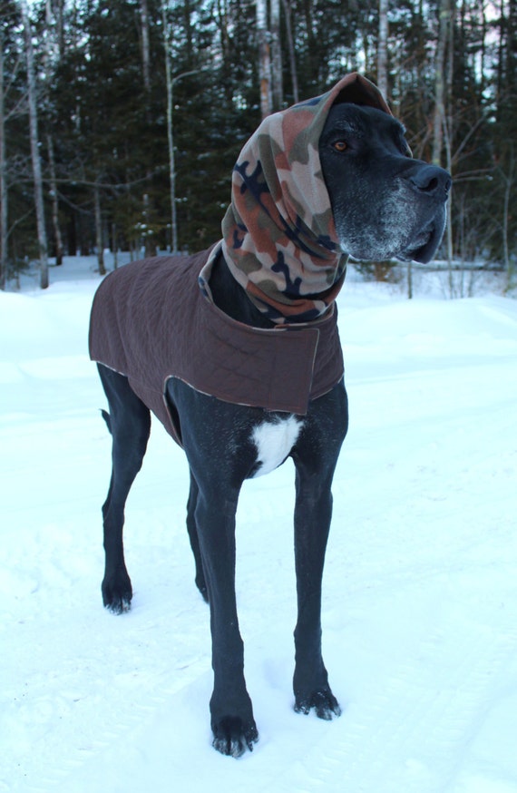 XL Great Dane Jacket / XXL Large Breed Dog Jacket / Handmade