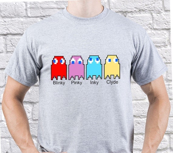 pac man ghost shirts