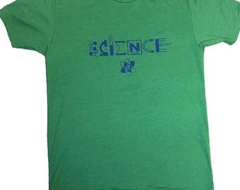 Screen printed SCIENCE t-shirt