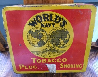 World's Navy Tobacco Tin