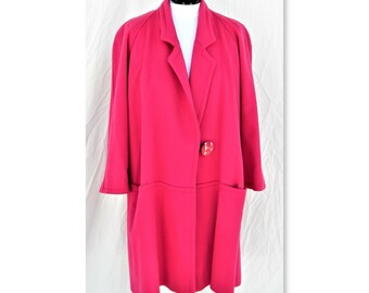 Pink swing coat | Etsy