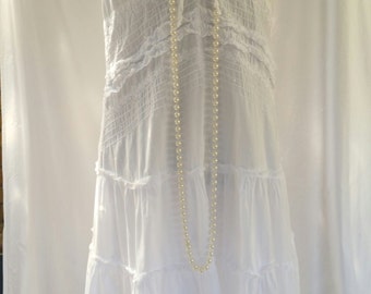 vintage lace dress, 90s does victorian, boho dress, victorian steampunk, white cotton dress, white gypsy dress, bohemian shabby,