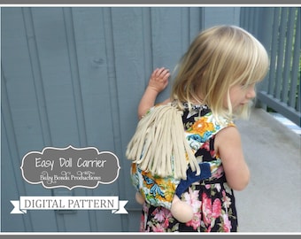 Easy Doll Carrier - Easy to Sew - Easy to Wear - Onbuhimo - PDF Sewing Pattern