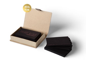 Personalized Business Cards, Custom Business Card, Foil Business Card, Social Media Cards, Business Cards, Modern Business Card