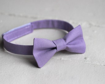 Boys Lavender Bow Tie - Toddler Purple Bow Tie, Purple Baby Bow Tie, Little Boys Bow Tie, Lavender Toddler Bow Tie, Toddler Boys Bow Tie