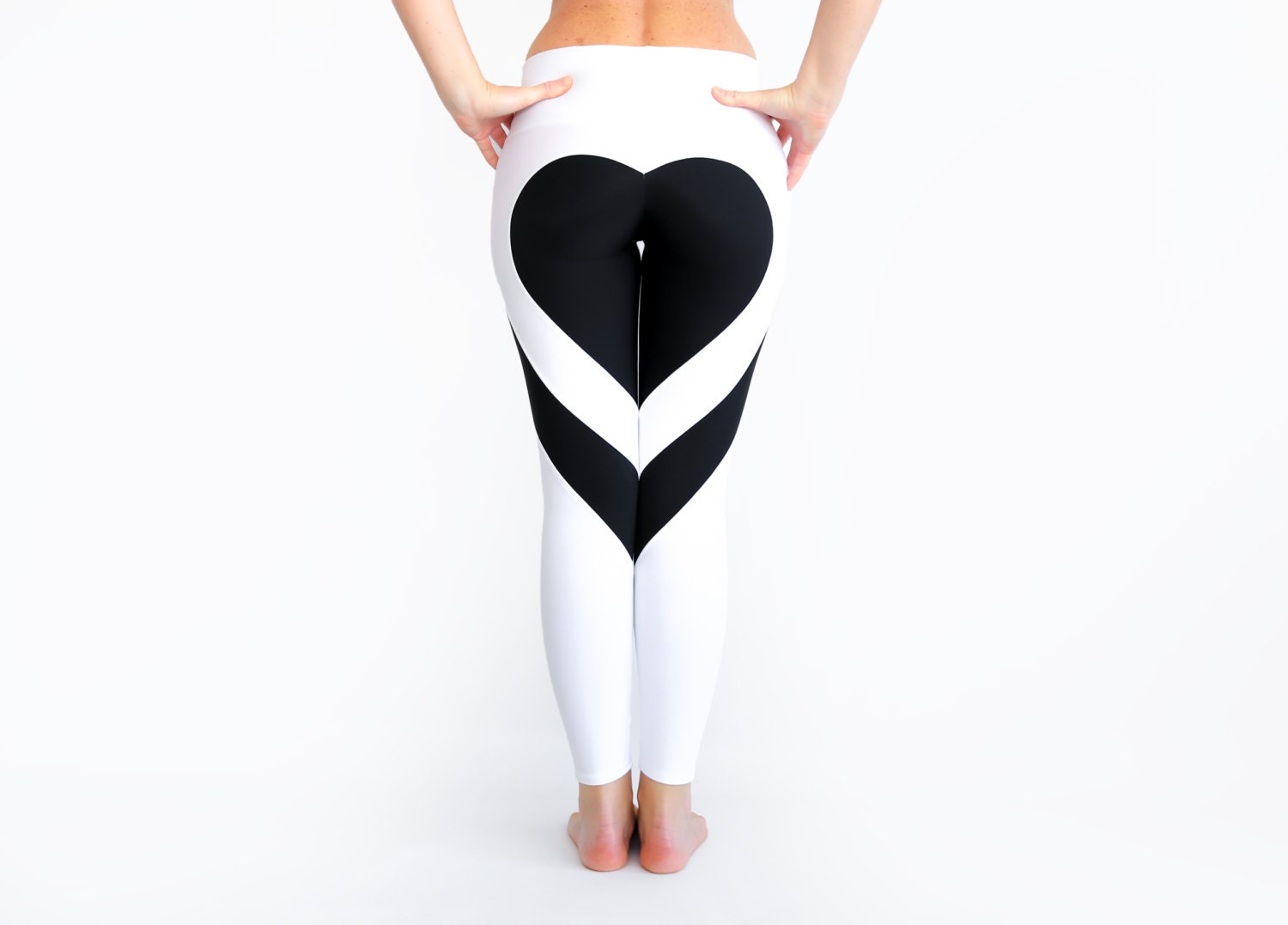 Heart Shape Pants White Leggings Heart Leggings Sexy