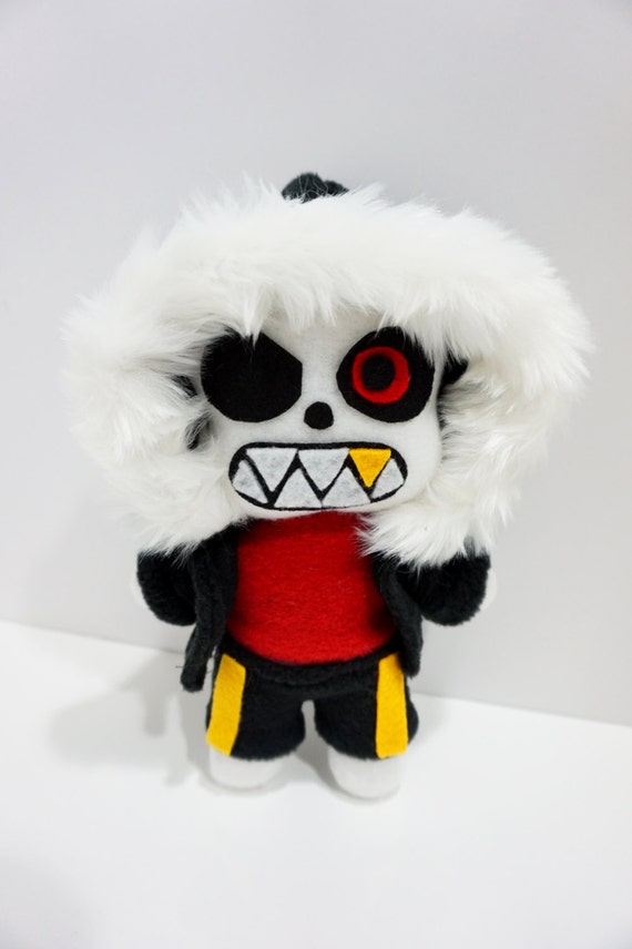 Underfell Sans Plush Inspired by Undertale 9 Inches Tall