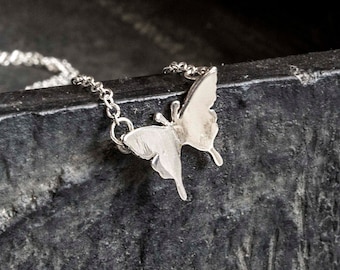 Butterfly Necklace-silver