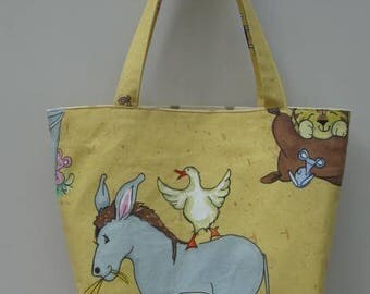 Child's bag, Girl's Tote Bag, Toy Bag, Lunch Bag, Book Bag, Kid's Tote Bag, Kid's Shopping Bag