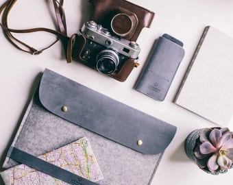 Late 2016 MacBook 15 case MacBook case leather Mac Pro 15 case Laptop leather case Pro retina 15 case MacBook leather sleeve Laptop case
