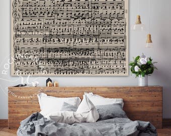 Music Wall Art, Custom Music Notes, Music Sheets Art, Wedding Song Music sheets, Custom Music Sheets, RockinCanvas