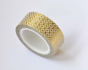 1 Roll Of Gold Washi Tape/ Planner Tape 15mm Wide x 10m Long /No. 12270
