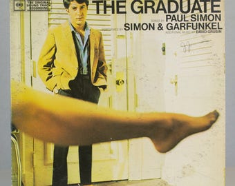 The Graduate - Paul Simon - Simon & Garfunkel 1968 Original Movie Sound track Recording Vintage Vinyl Record Album