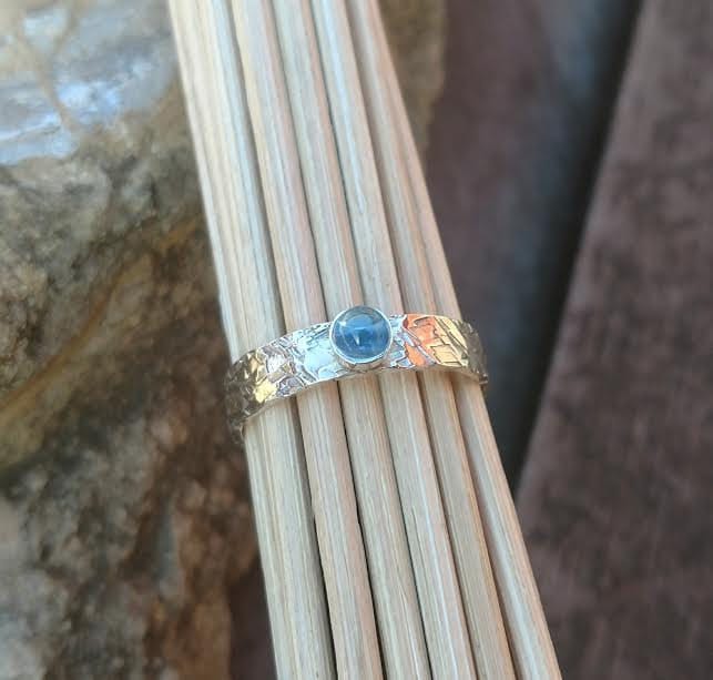 Stackable Birthstone Rings New Texture Finish Gemstone Birthstone Meaningful Jewelry Symbolizing Family