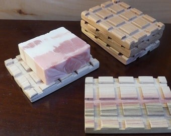 Handmade Wood Soap Dish, Natural Wood Soap Holder, Wood Soap Dish