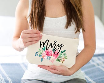 Bridal Party Makeup Bags, Bridal Party Cosmetic Bags, Makeup Bags Bridal Party, Bridal Party Make up Bags, Make up Bags, Bridal Party