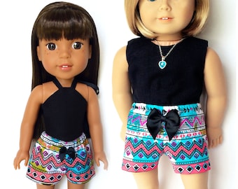 Tank Top, Black , 18 inch Doll Clothes, Fits dolls such as American Girl Doll Clothes