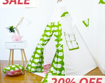 Kids Teepee (Play Tent, Childrens Teepee, Teepee Tent, Kids Tent, Tipi, Playhouse, Play teepee, Kids teepee tent, Wigwam, Kids play tent)