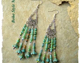 Boho Gypsy Earrings Colorful Bohemian Jewelry By BohoStyleMe   Il 340x270.1144658952 5a2j 