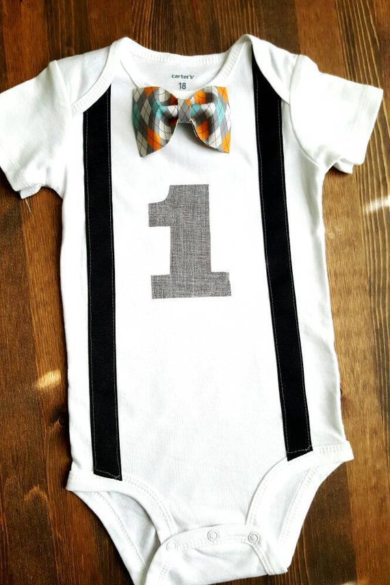 Boys First Birthday Outfit Baby Boy Clothes Black