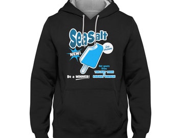 Sea Salt Ice Cream 2 Tone Varsity Hoodie inspired by Kingdom Hearts