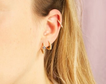 Sapphire earrings | Etsy