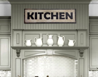Handcrafted Vintage Kitchen Steel Sign 36 X 10 Antique Restaurant Home Handcrafted Vintage Kitchen Steel Sign 36 X 10 Antique Restaurant Home