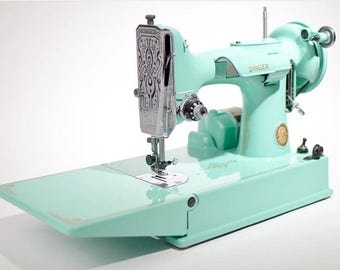 Singer 221 Featherweight Sewing Machine Custom Painted