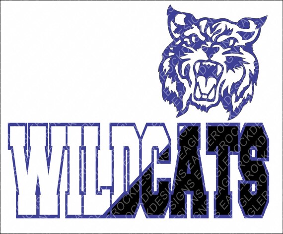 Download Wildcats SVG DXF EPS Cut File for Cameo and Cricut Wildcats