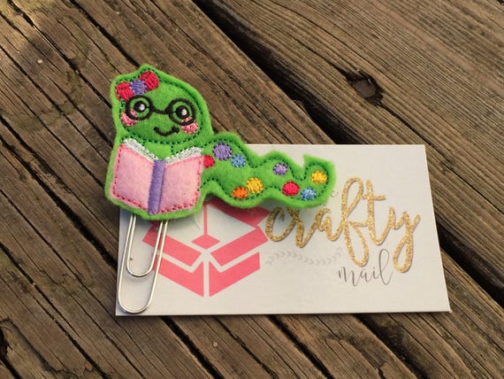 BookWorm Clip/Planner Clip/Bookmark.