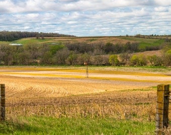Iowa landscape | Etsy