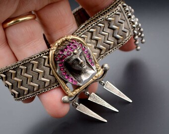 Art Deco Egyptian Revival Bracelet