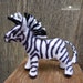 small stuffed zebra