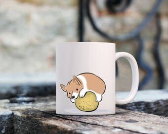 Corgi mug, corgi mugs, corgi coffee mug, corgi puppy, coffee mug, handmade, popular coffee mug, cute gift idea, dishwasher safe, corgi gift