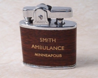 Smith Ambulance Advertising Lighter made by Warren in Japan