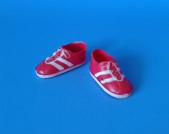 Vintage Kenner " Six Million Dollar Man Sneaker Shoes HTF RARE " 1970's