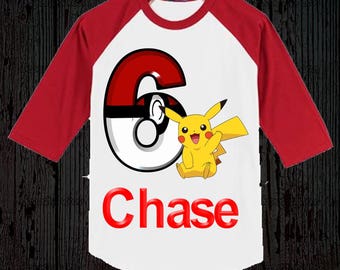 Pokemon Birthday Shirt